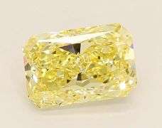 High quality Fancy yellow Diamond - 1.10 CT lab grown Fancy yellow diamond