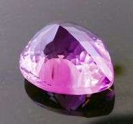 Concave flashing 18.76c bright violet Amethyst