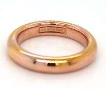14kt Yellow gold solid band