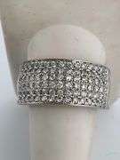 CERTIFIED 14K WHITE GOLD DIAMOND BAND