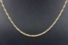 14kt Yellow gold Gucci style link chain necklace
