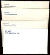 4 Different US Mint Sets in Original Envelopes: 1977-1980