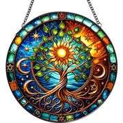 Tree of Life Stained Glass Sun Catcher