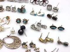 Group lot of Vintage 925 sterling silver earrings