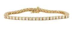 3.50ctw Round Diamond Tennis Bracelet in 14K