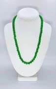 Beautiful 242.5 Ctw Natural Untreated Jade Necklace