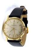 Vintage Vacheron constantin manual winding 34mm on aftermarket lizard leather band watch