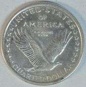 Flashy lustrous BU 1917 Type I Standing Liberty Quarter