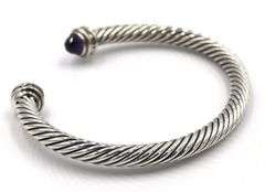 David Yurman 5mm amethyst cuff bangle