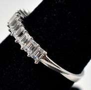 Cz Band Ring in Sterling Silver