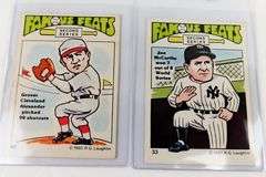 10 Famous Feats 1980 Baseball Cards