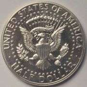 1964 Accent Hair Variety Proof Kennedy Half Dollar