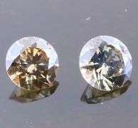 Non-stop flashing! 1.17ct lab created cognac Diamond set!
