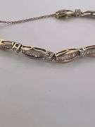CERTIFIED 14K GOLD AND DIAMOND BRACELET