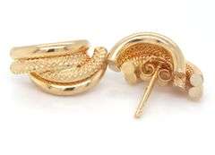 18kt Yellow gold Knot earrings