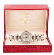 Cartier Must De 21 W10109T2, 28mm, Silver Dial, Stainless Steel Ladies Watch