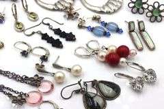 Group lot of Vintage 925 sterling silver earrings