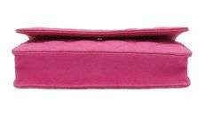 Chanel Classic WOC Pink Caviar Quilted on Chain Wallet