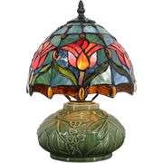 Mini Tiffany Tulip Table Lamp