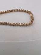 CERTIFIED 14K YELLOW GOLD DIAMOND TENNIS BRACELET