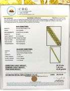 Fabulous Brand New European 26.10CTW Ethiopian Opal W/ Fire & Diamond Bracelet in 14K Yellow Gold Ov