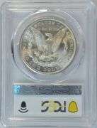 Shimmering-white Gem BU 1881-S Morgan Silver Dollar. PCGS MS65