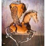 Pegasus Winged Horse Crystal Wine Decanter