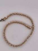 CERTIFIED 14K YELLOW GOLD DIAMOND TENNIS BRACELET
