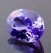 Top blue violet 2.76ct eye clean Tanzanite