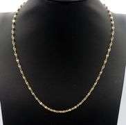 14kt Yellow gold Gucci style link chain necklace