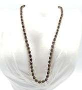 Amazing 17.23CTW Oval Shaped Emerald-Cut Blue Sapphire & 5.00CTW Diamonds Necklace in 14K Yellow Gol