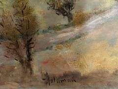 Collectible oil on canvas by Albert Goldman (1922-2011)