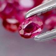 Pigeons blood? Hot pink? BOTH! 2.50ct set of Rubies!!!