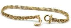 Practical and Pretty 14K YG Riccio Style Bracelet