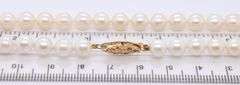 Elegant 6-6.5mm White Fresh Water Pearl Necklace