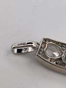 CERTIFIED BRAND NEW 18K WHITE GOLD DIAMOND PENDANT