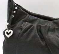 Brighton Blk Leather Shoulder Bag
