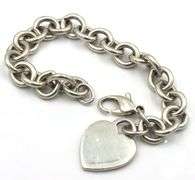 Tiffany & Co bracelet with heart shaped charm