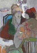 Limited Edition Itzchak Tarkay Signed Offset Lithograph with Serigraphy Framed