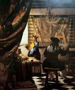Rembrandt van Rijn, Johannes Vermeer's The Art of Painting