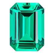 2.16 Emerald, Octagonal step Lab grown Emerald
