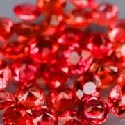 Vibrant!!! Simply Amazing 2.92ct imperial red Sapphire set!!!