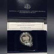 National Law Enforcement Memorial 1997 Unc Silver Dollar