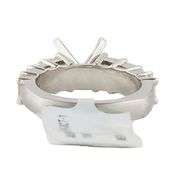 New 2.50ctw Emerald Cut Diamond Straight Semi Mount Ring in 18K