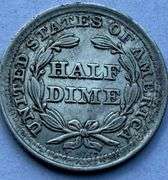1857 Near Unc Seated Dime