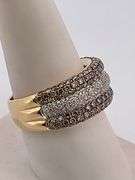 CERTIFIED BRAND NEW 14K YELLOW GOLD DIAMOND RING