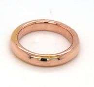 14kt Yellow gold solid band