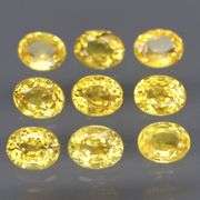 Incredible 2.17ct oval cut yellow Sapphire set -Heated only!
