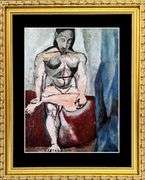 Fantastic Pablo Picasso, Seated Nude