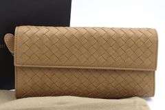 Bottega Veneta Intrecciato Continental Flap Long Wallet